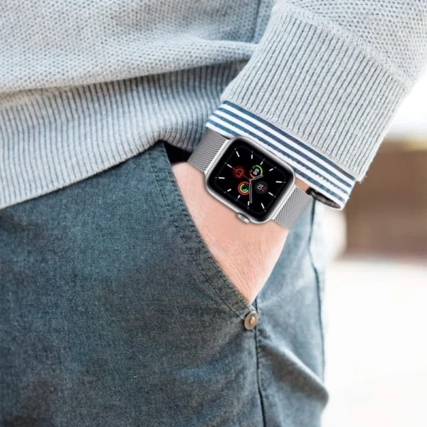 Tech-Protect MilaneseBand for Apple Watch 4 / 5 / 6 / 7 / 8 / 9 / SE (38/40/41 mm) - Pinkeng