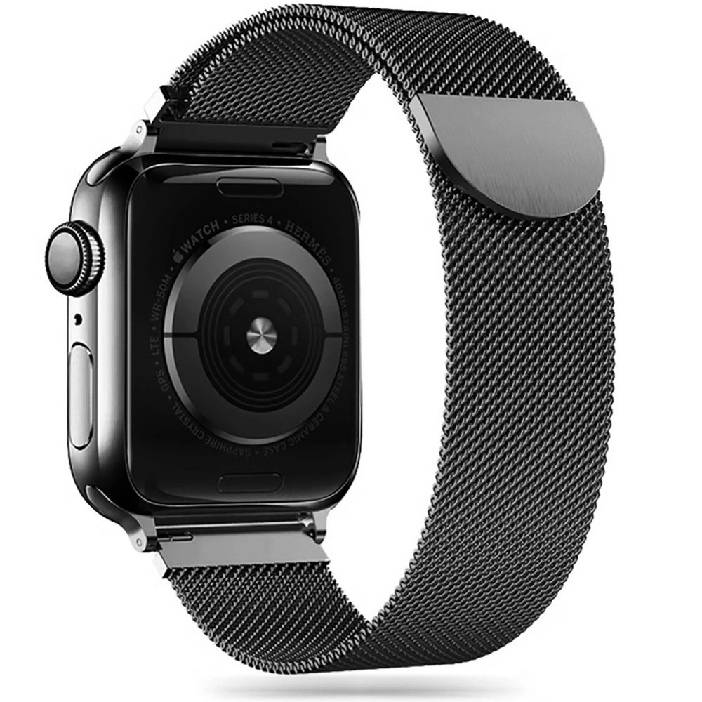 Tech-Protect MilaneseBand for Apple Watch 4 / 5 / 6 / 7 / 8 / 9 / SE / Ultra 1 / 2 (42/44/45/49 mm) - Blackeng