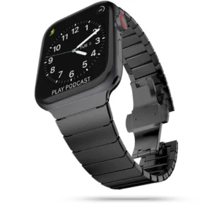Tech-Protect LinkBand for Apple Watch 4 / 5 / 6 / 7 / 8 / 9 / SE / Ultra 1 / 2 (42/44/45/49 mm) - Blackeng