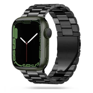 Tech-Protect Stainless Bracelet for Apple Watch 4 / 5 / 6 / 7 / 8 / 9 / SE / Ultra 1 / 2 (42/44/45/49 mm) - Blackeng