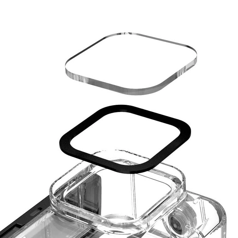Tech-Protect Waterproof Case for GoPro Hero 9 / 10 / 11 / 12 - transparenteng