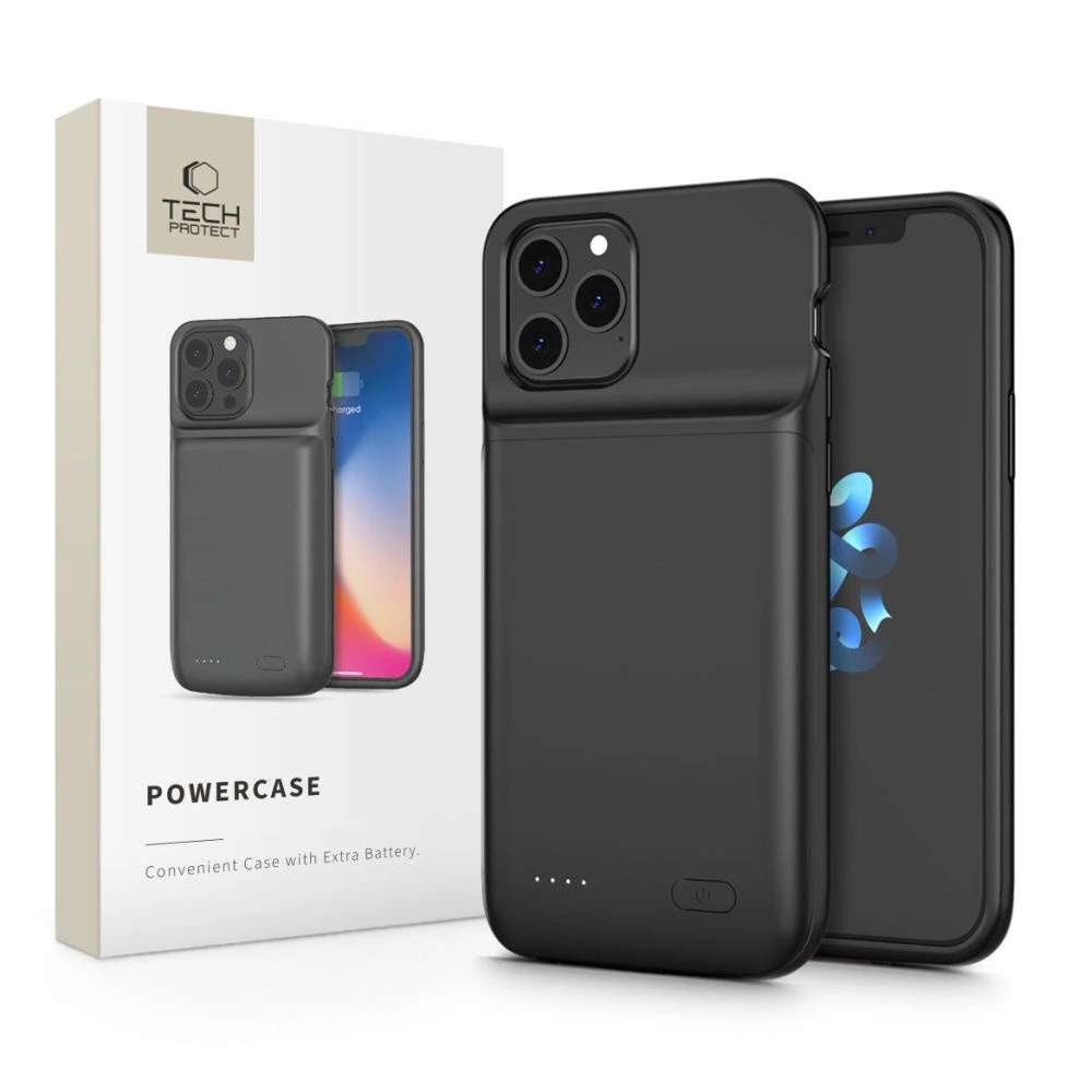 Tech-Protect PowerCase for iPhone 12 / 12 Pro with 4800mAh Powerbank - Blackeng