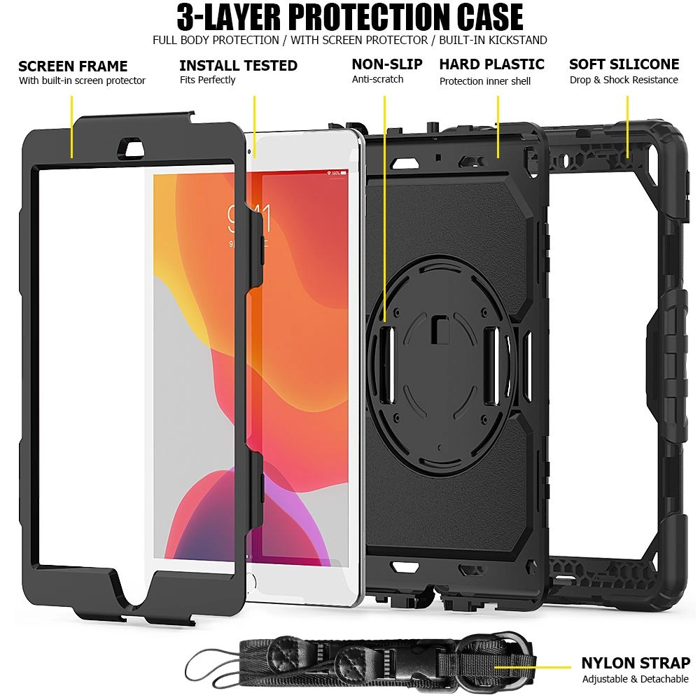 Tech-Protect Solid360 Case for iPad 10.2" 7/8/9 2019-2021 - Blackeng