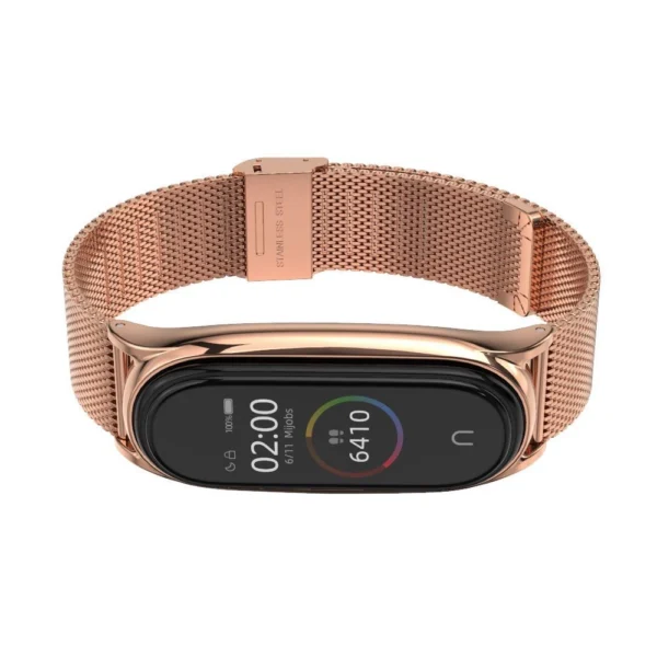 Tech-Protect MilaneseBand Strap for Xiaomi Mi Smart Band 5 / 6 / 6 NFC - Pinkeng