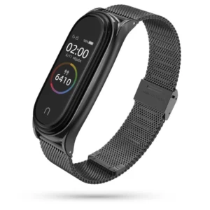 Tech-Protect MilaneseBand Strap for Xiaomi Mi Smart Band 5 / 6 / 6 NFC - Blackeng