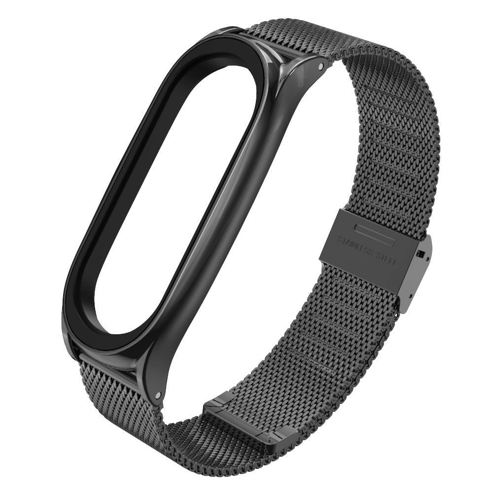 Tech-Protect MilaneseBand Strap for Xiaomi Mi Smart Band 5 / 6 / 6 NFC - Blackeng