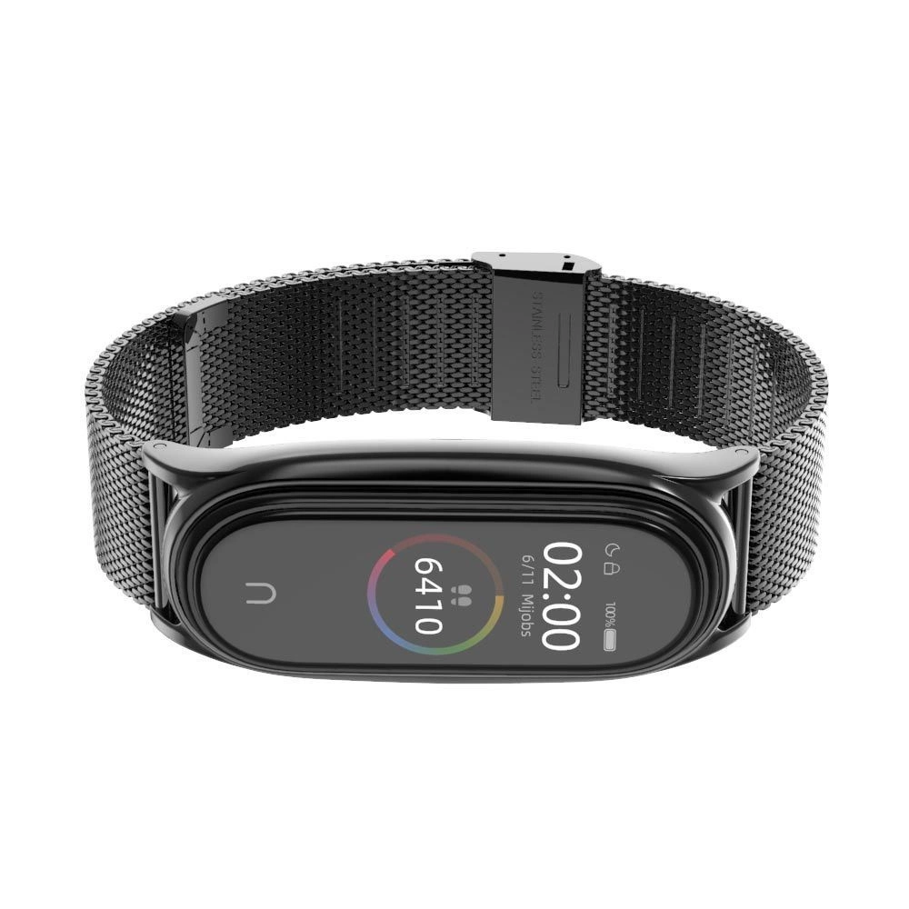 Tech-Protect MilaneseBand Strap for Xiaomi Mi Smart Band 5 / 6 / 6 NFC - Blackeng