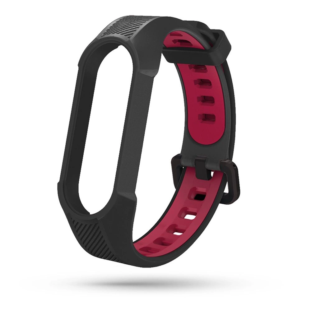 Tech-Protect Armor Strap for Xiaomi Mi Smart Band 5 / 6 / 6 NFC - Black and Redeng