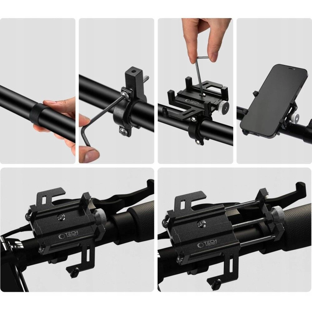 Tech-Protect V1 Universal Bike Phone Holder - Blackeng