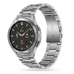 Tech-Protect Stainless Bracelet for Samsung Galaxy Watch 4 / 5 / 5 Pro / 6 / 7 / FE - Silvereng