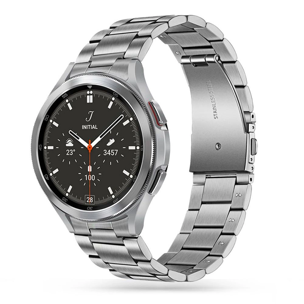 Tech-Protect Stainless Bracelet for Samsung Galaxy Watch 4 / 5 / 5 Pro / 6 / 7 / FE - Silvereng