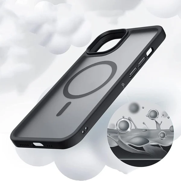 Tech-Protect MagMat MagSafe iPhone 13 Pro Case - Matte Blackeng