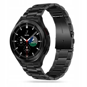 Tech-Protect Stainless Bracelet for Samsung Galaxy Watch 4 / 5 / 5 Pro / 6 / 7 / FE - Blackeng