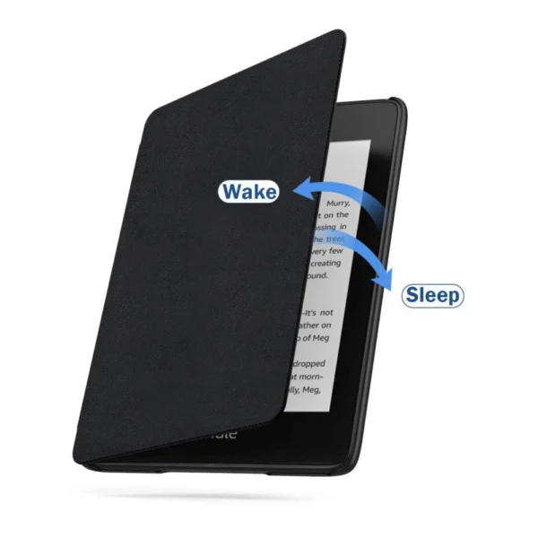 Tech-Protect SmartCase for Kindle Paperwhite V / 5 / Signature Edition - Blue with Sakura Flowerseng