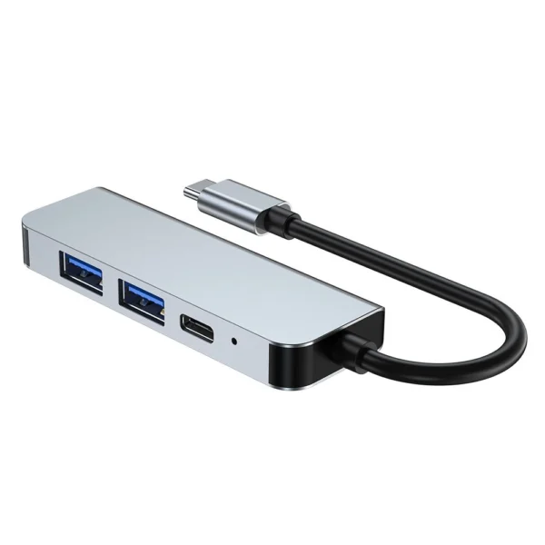 HUB Tech-Protect V2 4in1 USB-C - USB-A 3.0 / USB-A 2.0 / USB-C / HDMI - grayeng