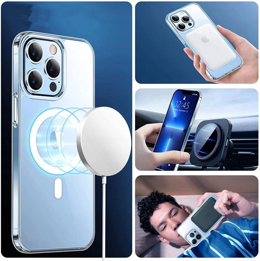 Tech-Protect MagMat MagSafe Case for iPhone 13 Pro Max - Cleareng