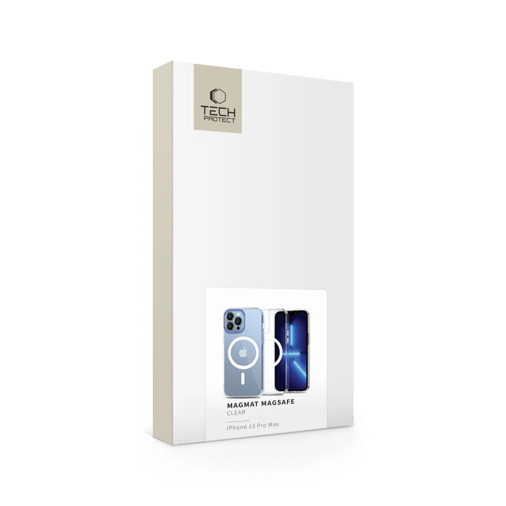 Tech-Protect MagMat MagSafe Case for iPhone 13 Pro Max - Cleareng