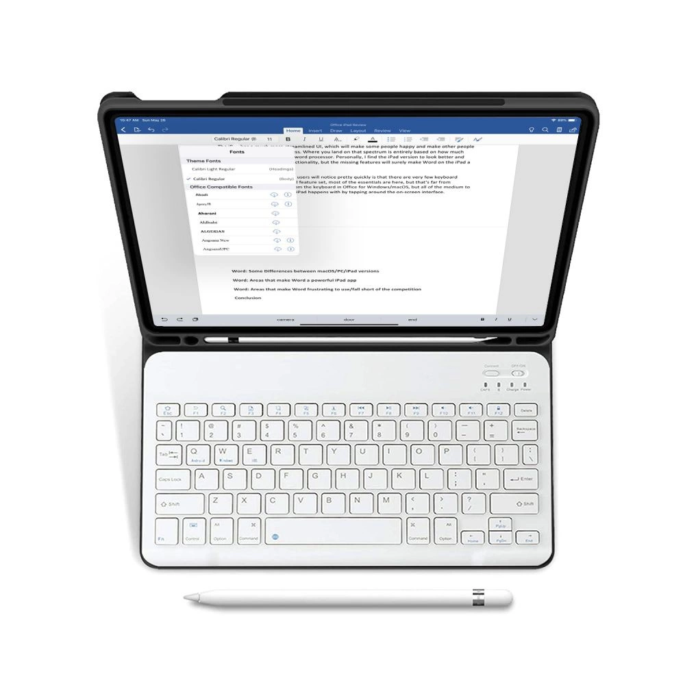 Tech-Protect SC Pen + Keyboard Case with Keyboard for iPad Air 10.9" 2020-2022 / 11" 2024 - Blackeng