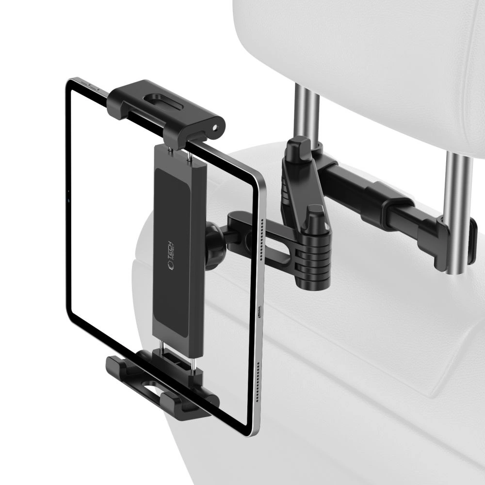 Tech-Protect V1 Telescopic Car Headrest Phone Holder - Blackeng