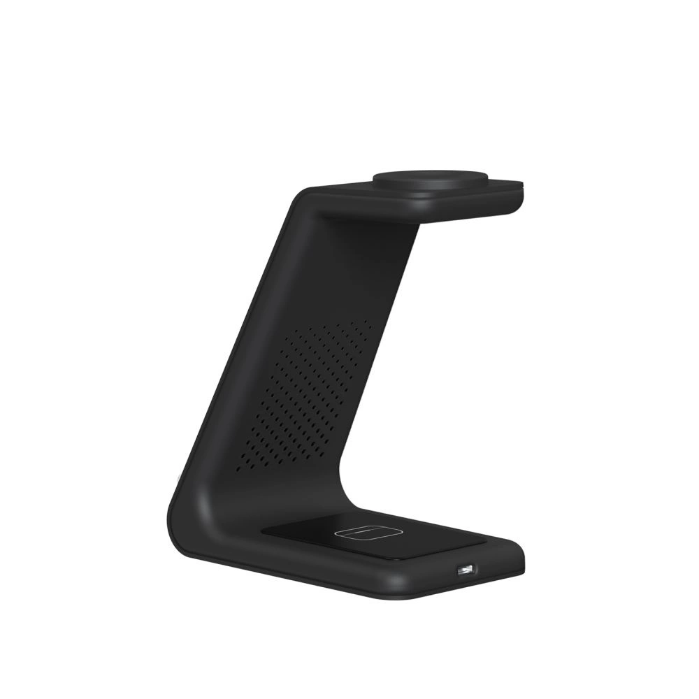 Tech-Protect A7 10W inductive charger in the form of a 3-in-1 stand for smartphone / headphones / smartwatch - blackeng