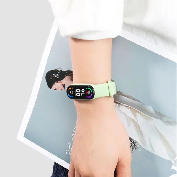 Tech-Protect IconBand Strap for Xiaomi Mi Smart Band 5 / 6 / 7 / NFC - Pinkeng