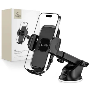 Tech-Protect V3 Car Phone Holder for Windshield/Cockpit - Blackeng