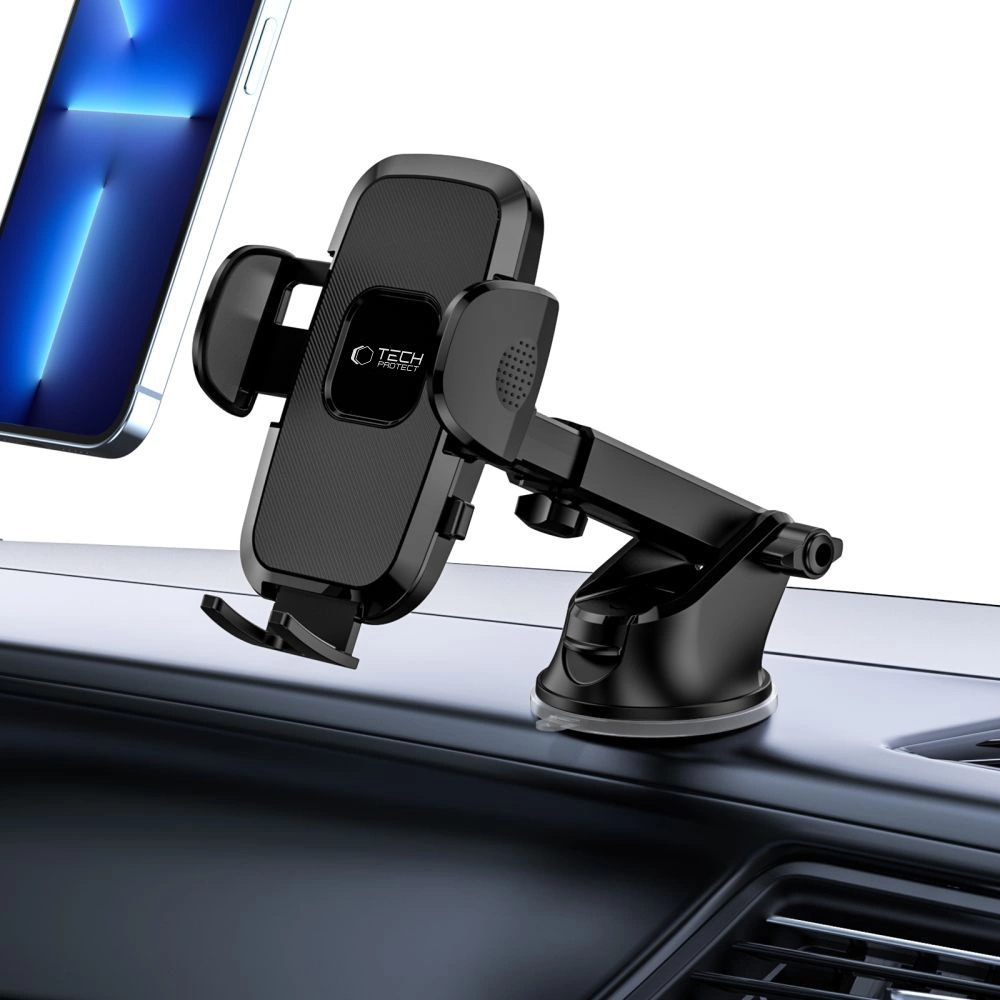 Tech-Protect V3 Car Phone Holder for Windshield/Cockpit - Blackeng