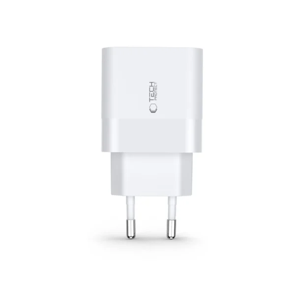 Tech-Protect C30W charger USB-C PD 30W / USB-A QC 3.0 - whiteeng