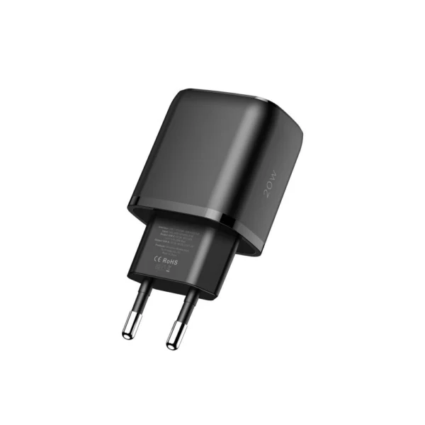 Tech-Protect C20W Charger USB-C PD 20W / USB-A QC 3.0 - Blackeng