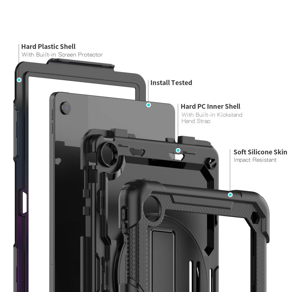 Tech-Protect Solid360 Case for Lenovo Tab M10 Plus (3rd gen.) 10.6" TB-125 / TB-128 - Blackeng