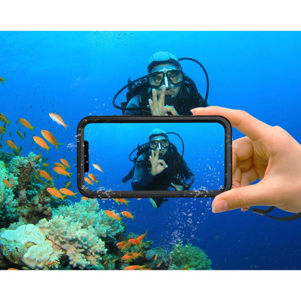 Tech-Protect ShellBox Case Waterproof IP68 for iPhone 7 / 8 / SE 2020 / 2022 - Blackeng