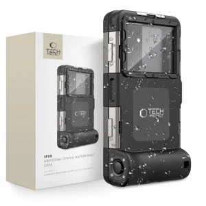 Tech-Protect Waterproof Case IPX8 for 4.7-6.7" Smartphones - Blackeng