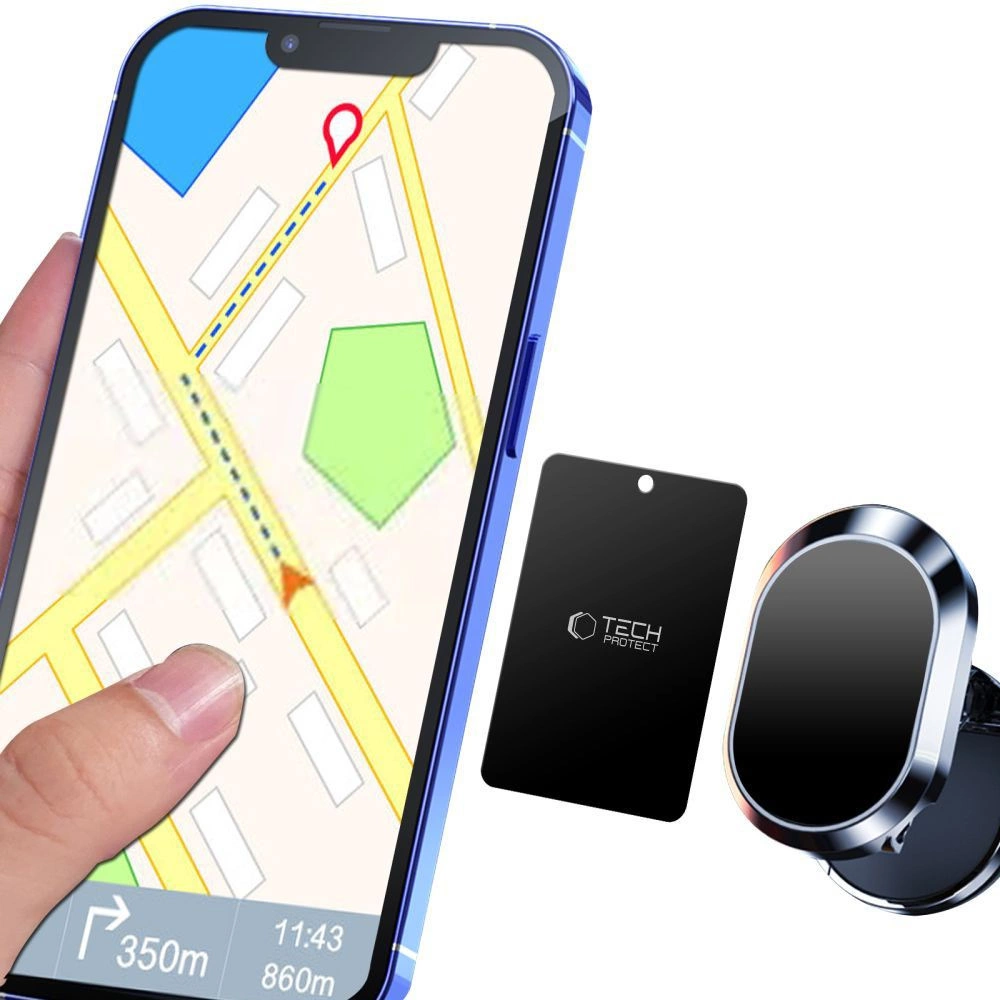 Tech-Protect MetalPlate magnetic plates for car holders - black (4 pcs.)eng