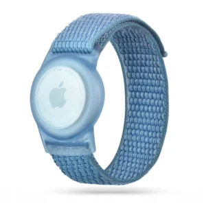 Tech-Protect Nylon Strap for Kids for Apple AirTag - Blueeng