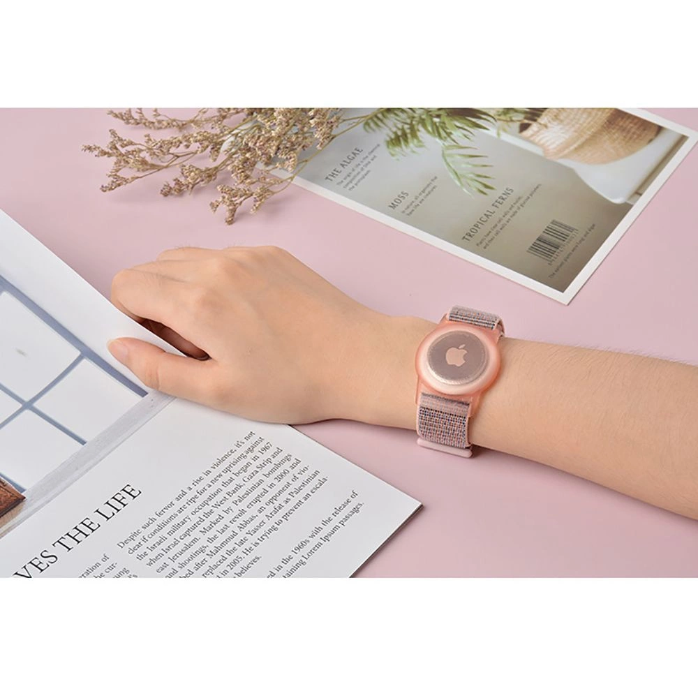 Tech-Protect Nylon Strap for Kids for Apple AirTag - Blueeng