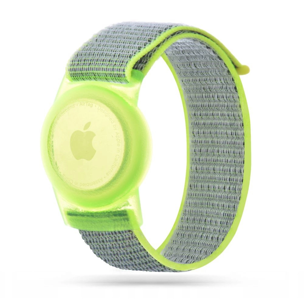 Tech-Protect Nylon Strap for Kids for Apple AirTag - Limeeng