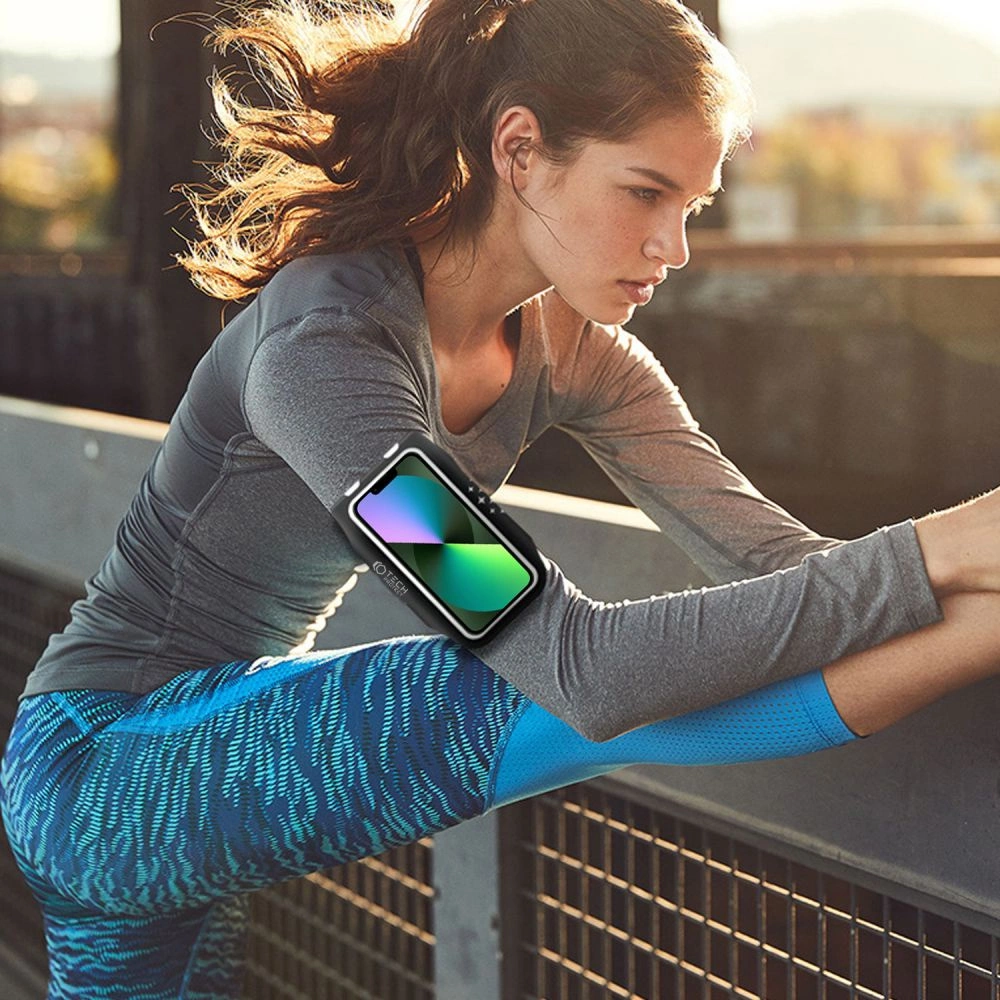 Tech-Protect M1 sports armband universal for smartphones up to 6.8" - blueeng