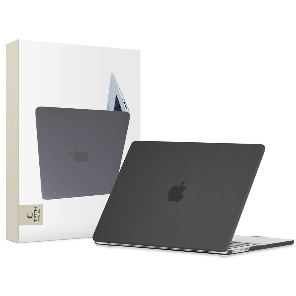 Tech-Protect SmartShell case for MacBook Air 13" M2 / M3 / 2022-2024 - matte blackeng