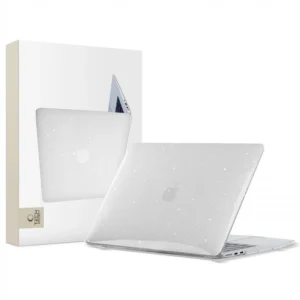 Tech-Protect SmartShell Case for MacBook Air 13" M2 / M3 / 2022-2024 - Clear-Glittereng