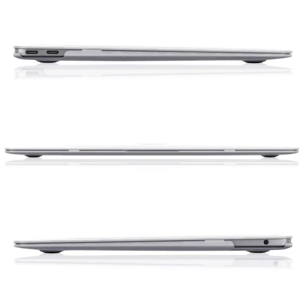 Tech-Protect SmartShell Case for MacBook Air 13" M2 / M3 / 2022-2024 - Clear-Glittereng