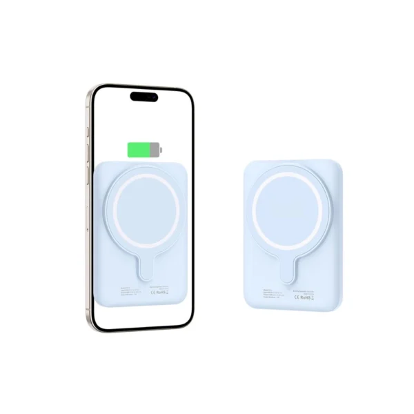 Tech-Protect LifeMag PB10 Powerbank with MagSafe 5000mAh 15W USB-C port - blue + USB-C cableeng