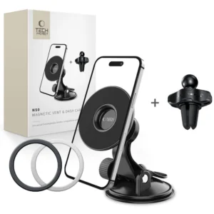 Tech-Protect N50 MagSafe Car Magnetic Phone Holder for Cockpit/Air Vent - Blackeng