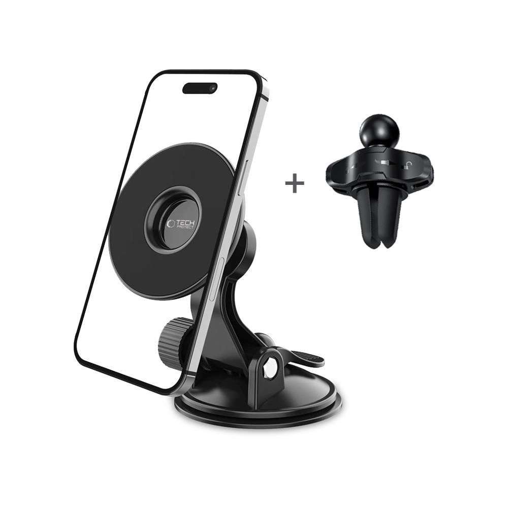 Tech-Protect N50 MagSafe Car Magnetic Phone Holder for Cockpit/Air Vent - Blackeng