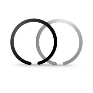 MagSafe Tech-Protect MetalPlate Universal Magnetic Ring - Black / Silver (2 pcs.)eng