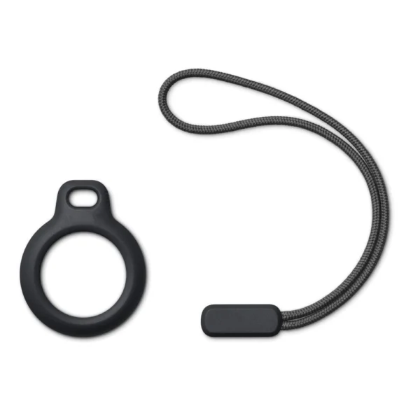 Tech-Protect Rough Chain Case for Apple AirTag with Pendant - Blackeng