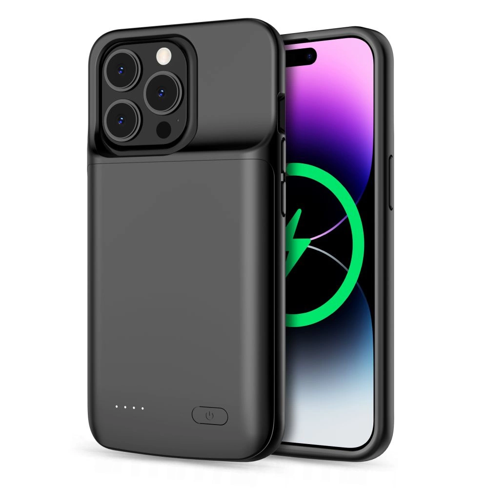 Tech-Protect PowerCase for iPhone 14 / 14 Pro with 4800mAh Powerbank - Blackeng