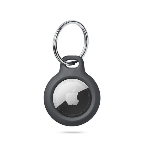 Tech-Protect Rough Case for Apple AirTag with Ring - Blackeng