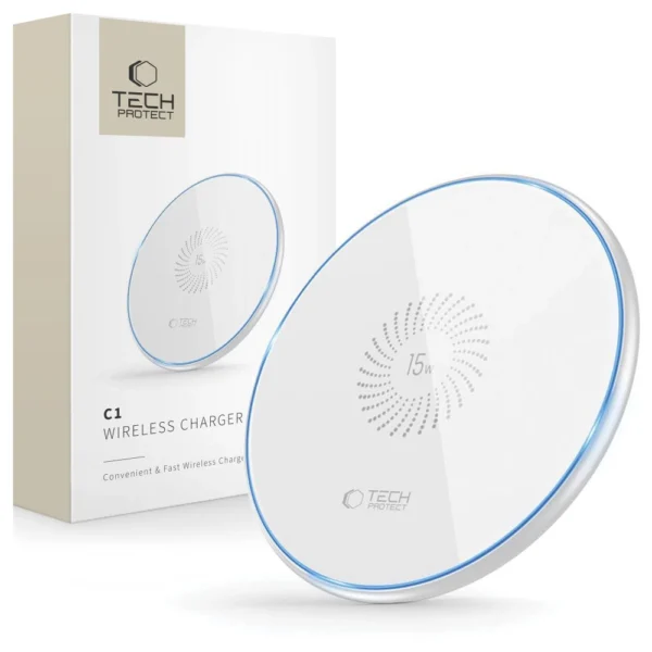 Tech-Protect QI15W-C1 inductive charger 15W - whiteeng