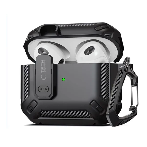Tech-Protect X-Carbo Case for AirPods Pro 1 / 2 - Blackeng