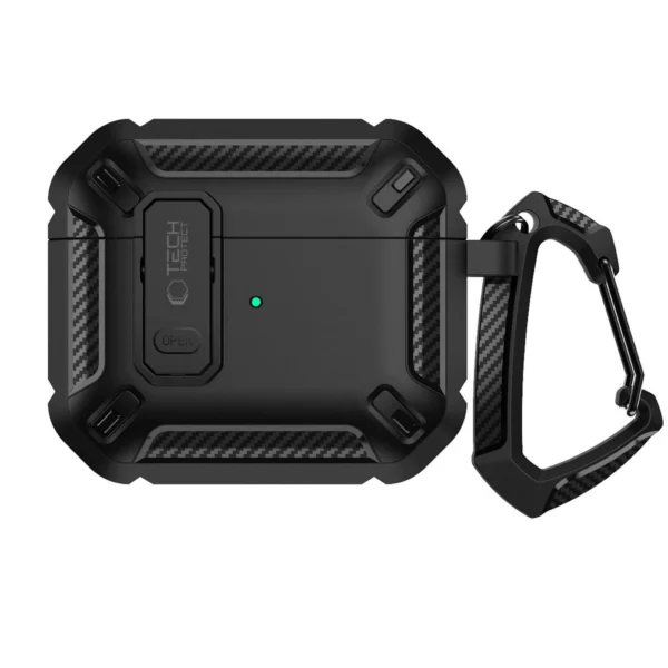 Tech-Protect X-Carbo Case for AirPods Pro 1 / 2 - Blackeng
